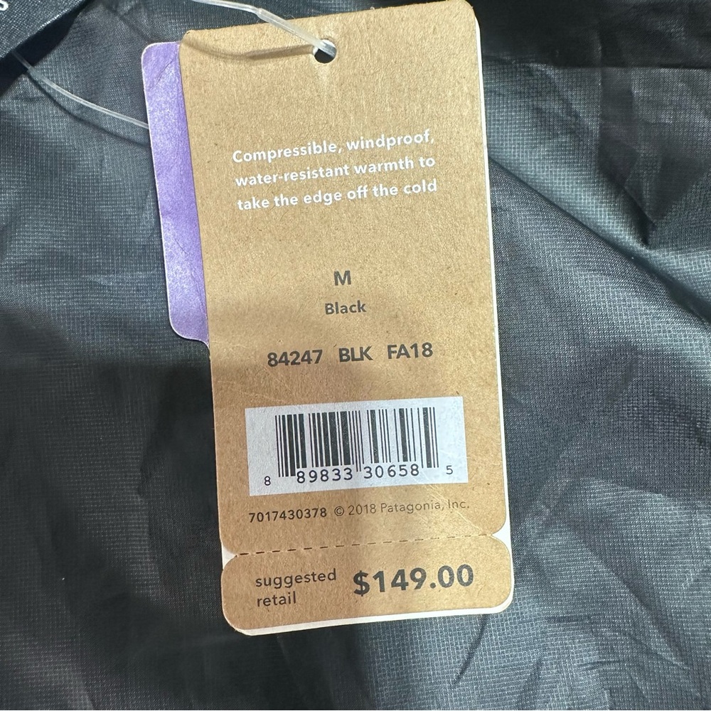 NWT Patagonia Nano Puff Black Quilted Women's Insulated Vest Medium - Picture 16 of 16